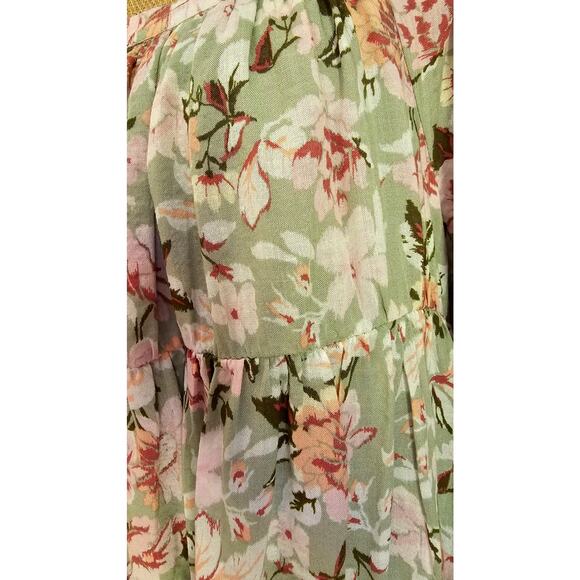 En Saison Tiered Ruffled Maris Mini Dress, Feminine, Sexy, Fully lined. Sz M - Picture 4 of 15